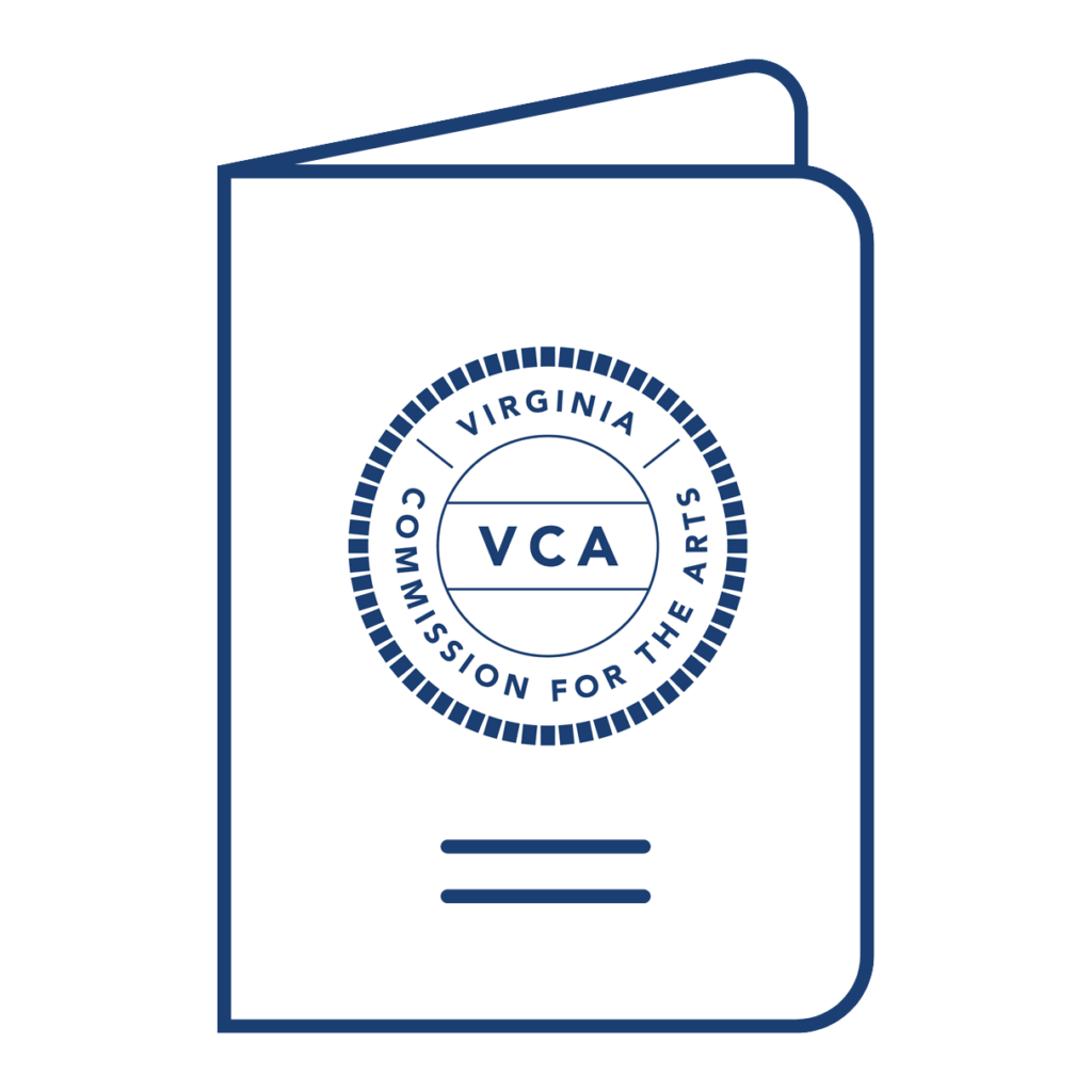 Icono de pasaporte blanco